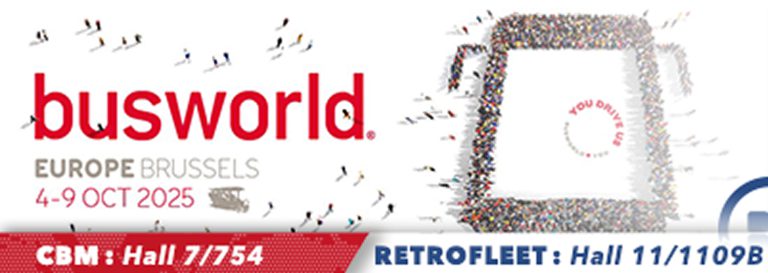Retrofleet & CBM vous donnent rendez-vous au salon Busworld à Bruxelles !